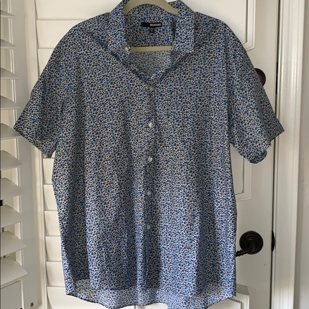 Men’s short sleeve button down shirt